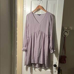 Staccato Lavender Mini Dress